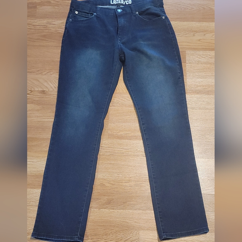 Lazenco Women's Dark Blue Boot Cut Jeans